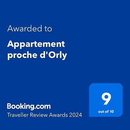 Appartement Proche D'Orly Villeneuve-le-Roi Zewnętrze zdjęcie